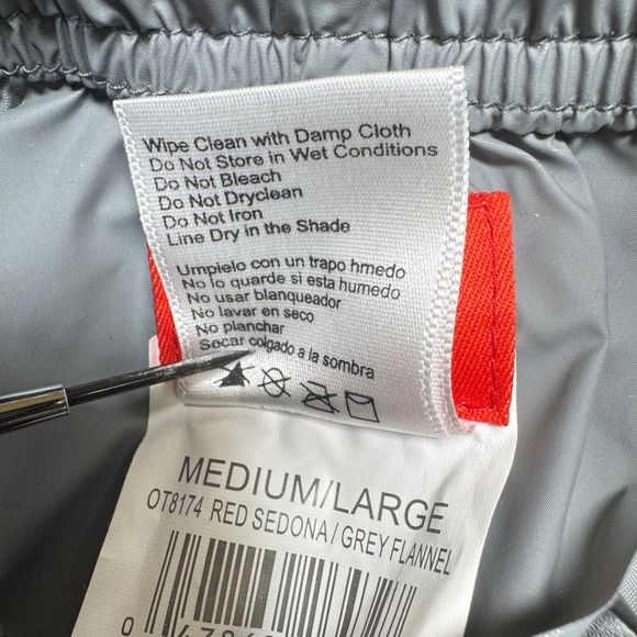 Mens‎ Grey Waterproof Golf Hunting Hiking Large Elastic Waist Zipper Cuffs - Picture 8 of 10